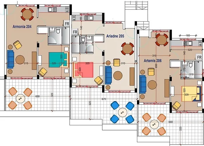 Semeli The 3as Armonia, Ariadne, Artemis Apartman Paphos